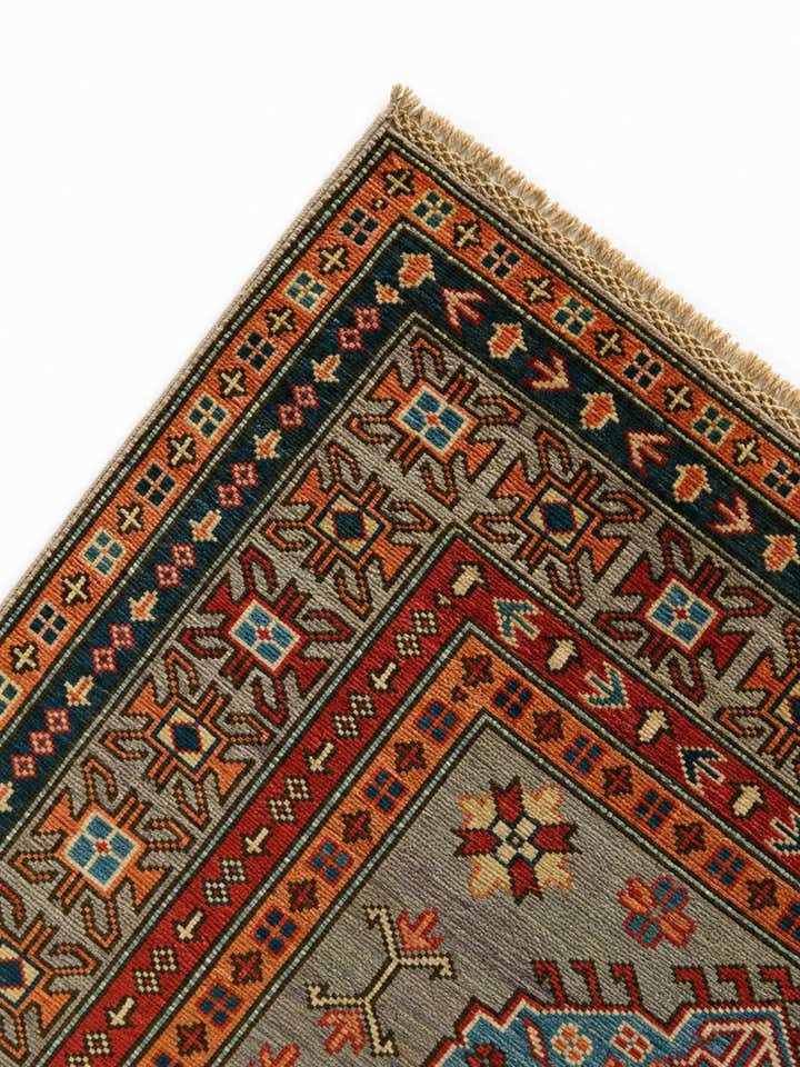 3' 4 x 5' 1 Hand Knotted Kazak Rug