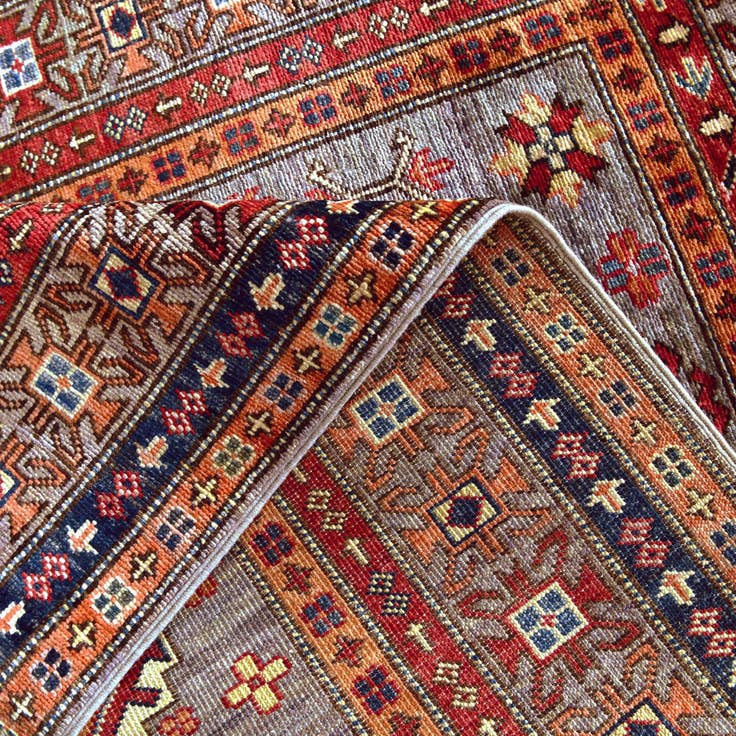 Detail image of 3' 4 x 5' 1 Hand Knotted Kazak Rug