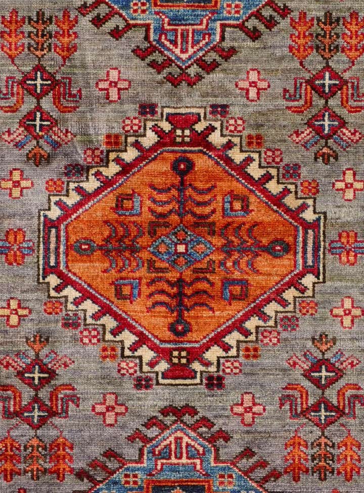 3' 4 x 5' 1 Hand Knotted Kazak Rug