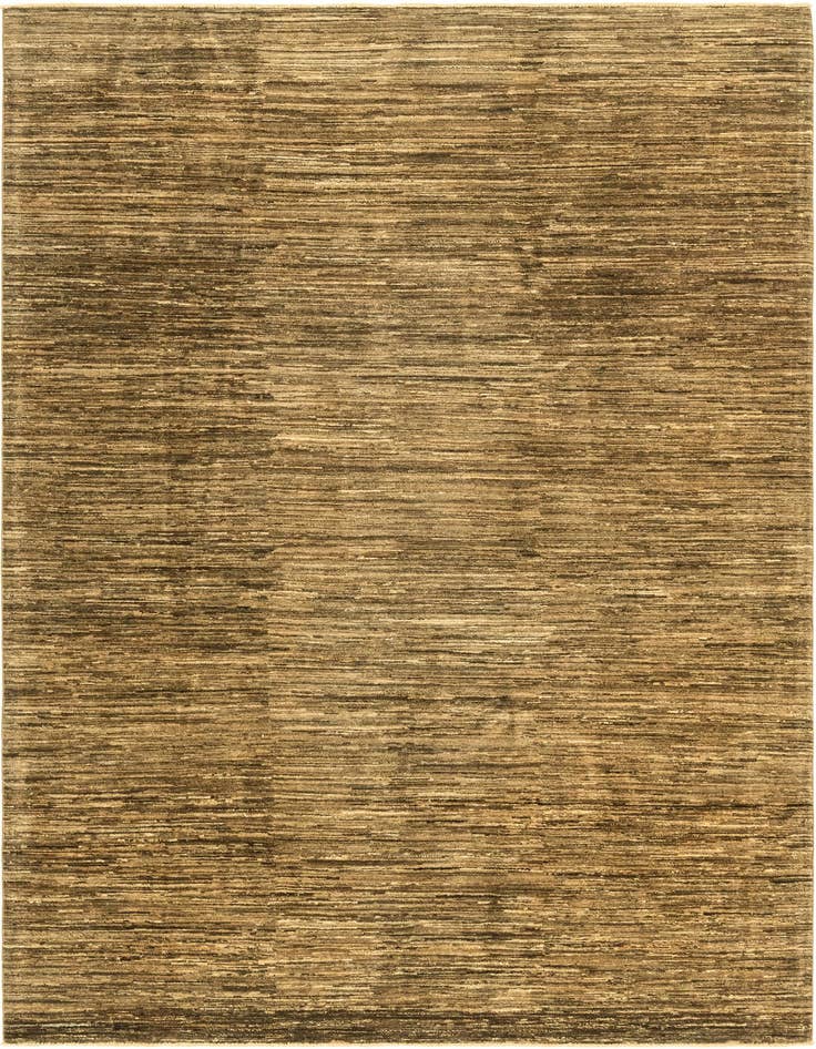 Detail image of 6' 8 x 9' 6 Hand Knotted Khotan Ziegler Rug