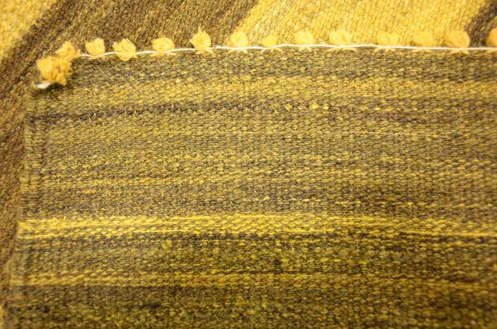 4' 1 x 5' 8 Hand Woven Kilim Afghan Wool Rug
