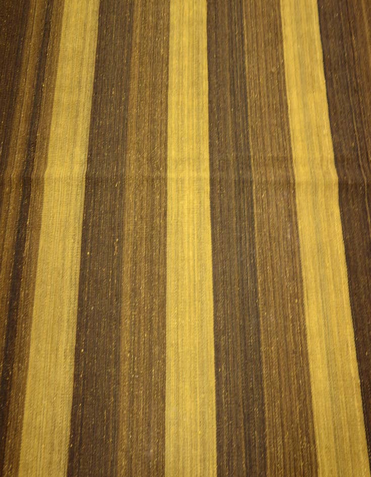 Detail image of 5' 1 x 6' 11 Hand Woven Kilim Afghan Wool Rug