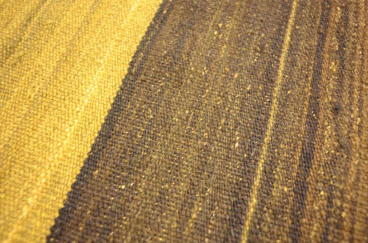 Detail image of 5' 1 x 6' 11 Hand Woven Kilim Afghan Wool Rug