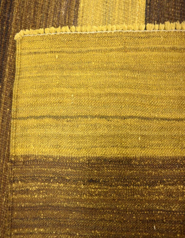 Detail image of 5' 1 x 6' 11 Hand Woven Kilim Afghan Wool Rug