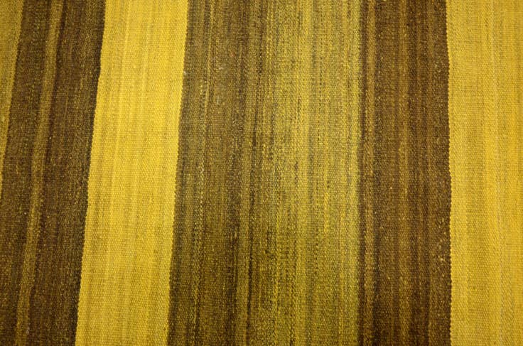 Detail image of 4' 2 x 5' 7 Hand Woven Kilim Afghan Wool Rug