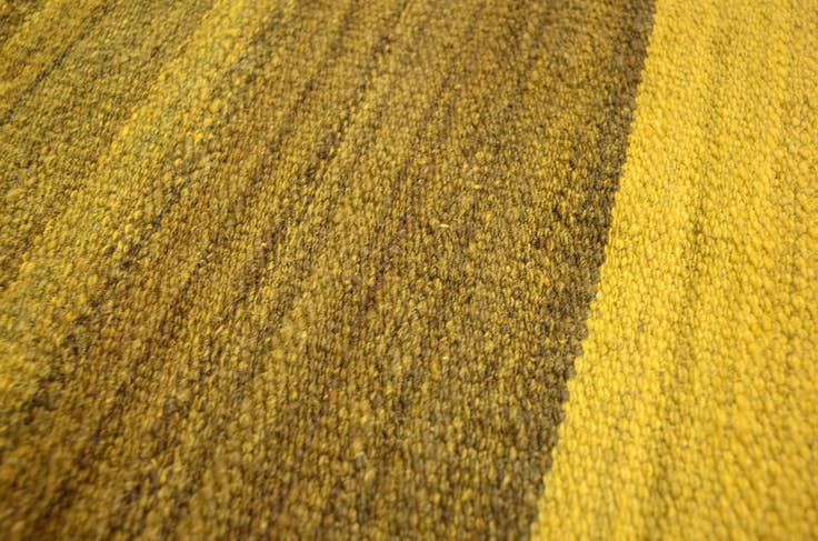 Detail image of 4' 2 x 5' 7 Hand Woven Kilim Afghan Wool Rug