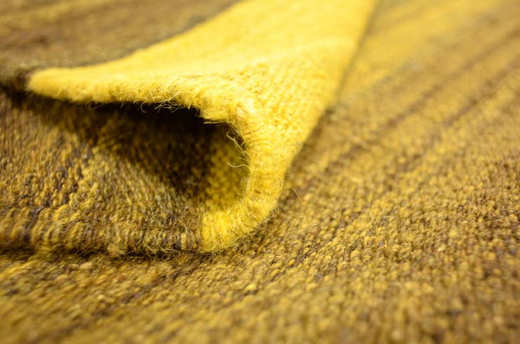 Detail image of 4' 2 x 5' 7 Hand Woven Kilim Afghan Wool Rug