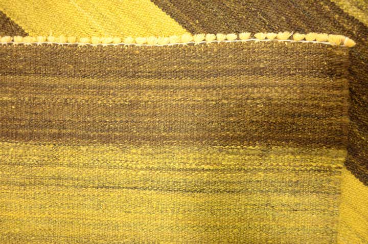 4' 2 x 5' 7 Hand Woven Kilim Afghan Wool Rug