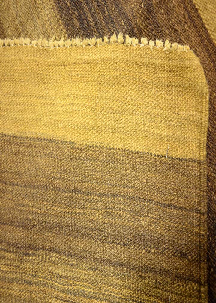 4' 1 x 5' 6 Hand Woven Kilim Afghan Wool Rug