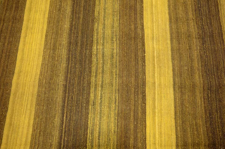 Detail image of 4' 2 x 5' 10 Hand Woven Kilim Afghan Wool Rug