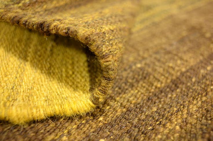 Detail image of 4' 2 x 5' 10 Hand Woven Kilim Afghan Wool Rug