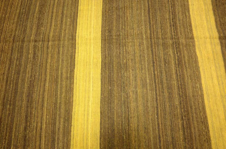 Detail image of 5' 3 x 6' 9 Hand Woven Kilim Afghan Wool Rug