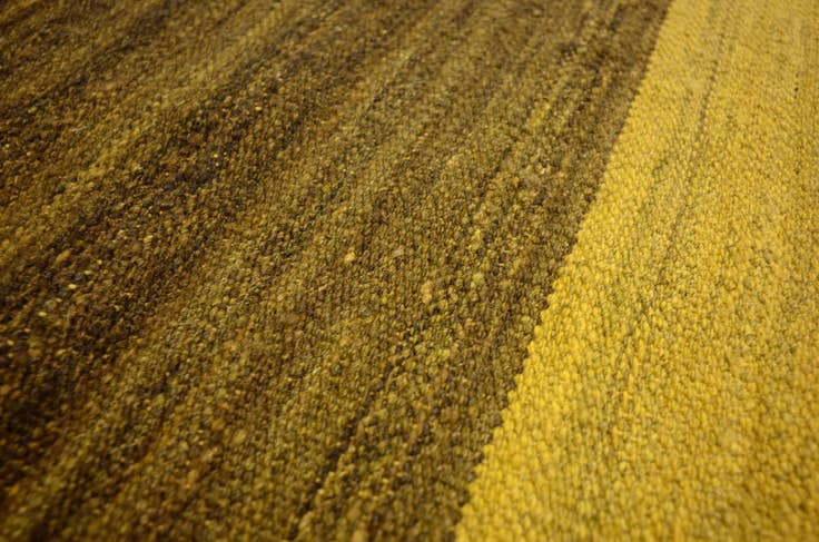 Detail image of 5' 3 x 6' 9 Hand Woven Kilim Afghan Wool Rug