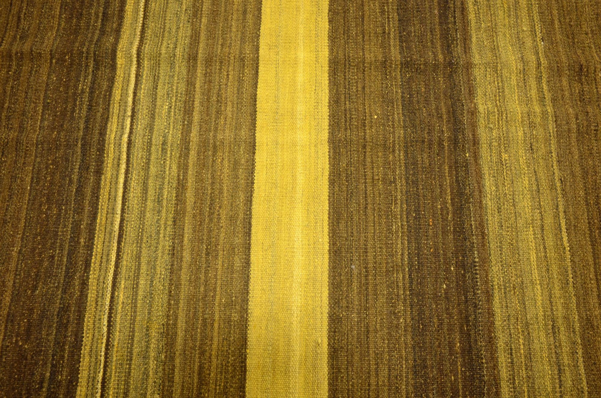 4' 2 x 5' 11 Hand Woven Kilim Afghan Wool Rug