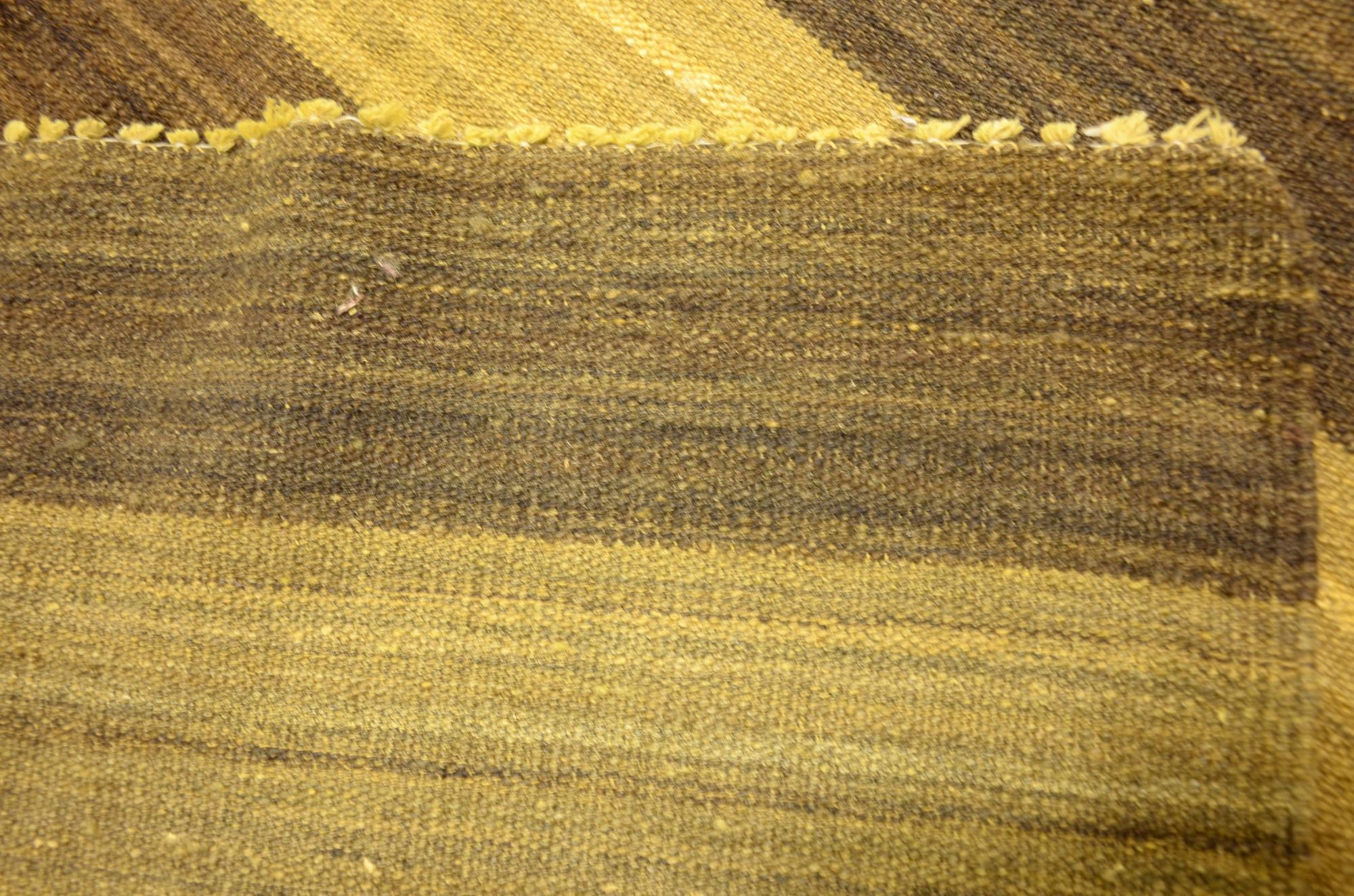 4' 2 x 5' 7 Hand Woven Kilim Afghan Wool Rug