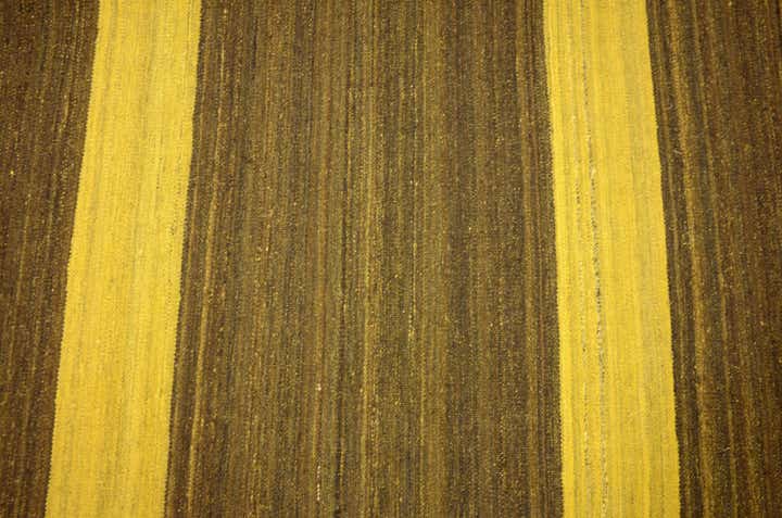 5' 6 x 7' 6 Hand Woven Kilim Afghan Wool Rug