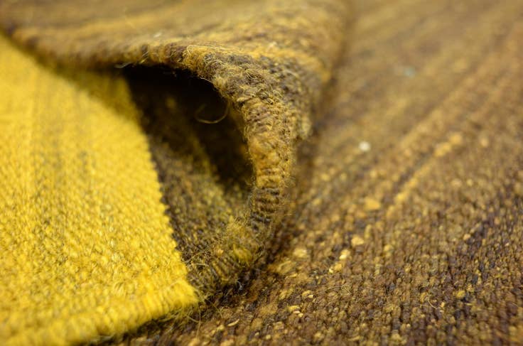 Detail image of 5' 6 x 7' 6 Hand Woven Kilim Afghan Wool Rug