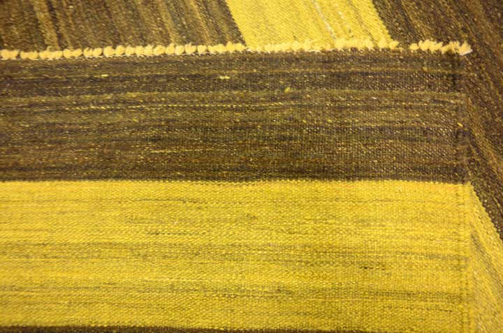 5' 6 x 7' 6 Hand Woven Kilim Afghan Wool Rug