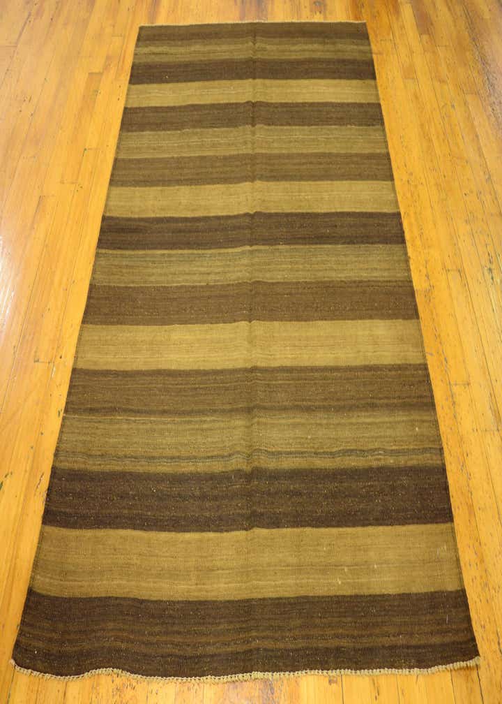 5' x 6' 9 Hand Woven Kilim Afghan Wool Rug