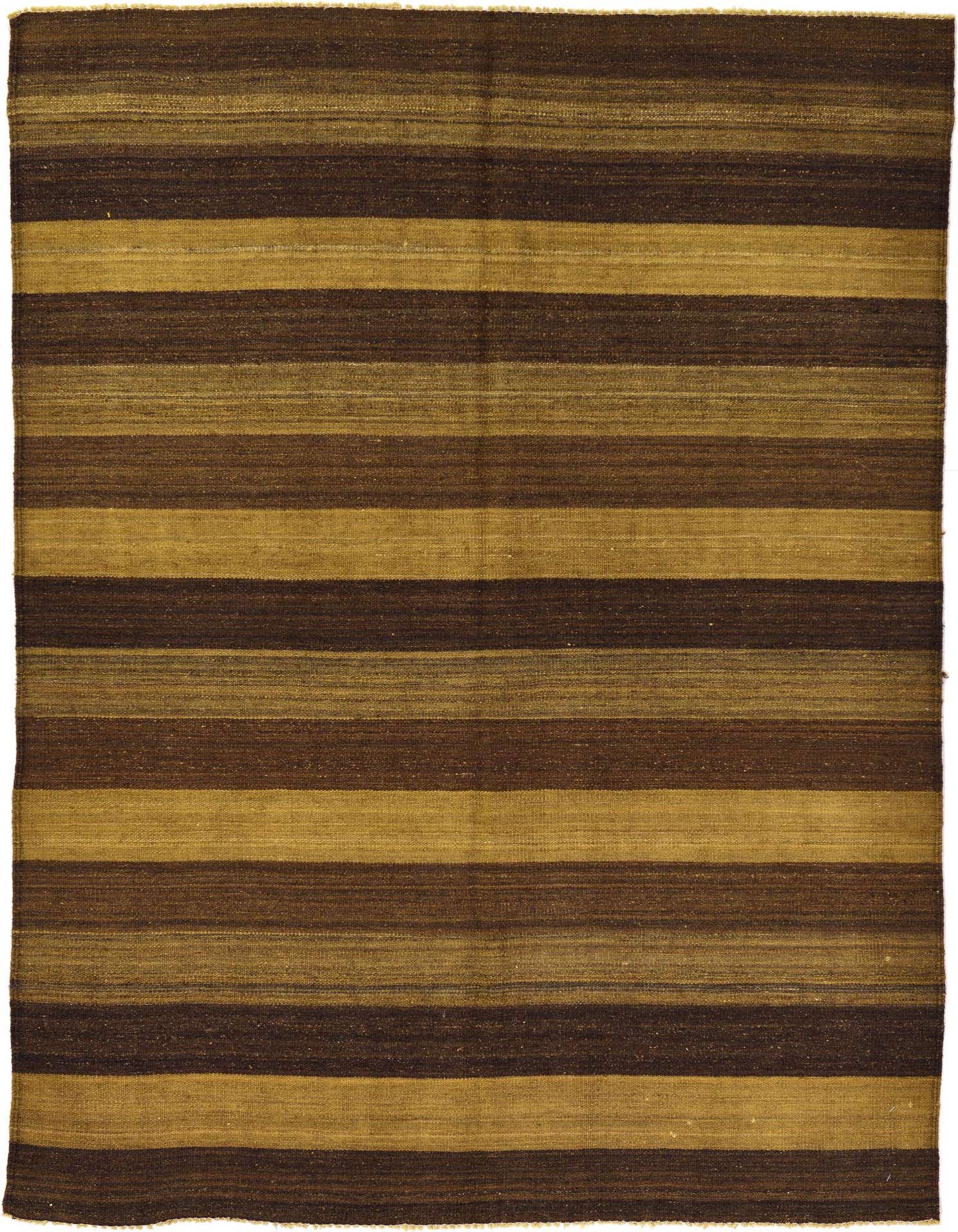 5' x 6' 9 Hand Woven Kilim Afghan Wool Rug