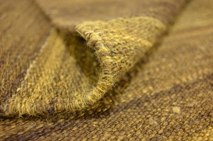 Detail image of 5' 2 x 6' 9 Hand Woven Kilim Afghan Wool Rug