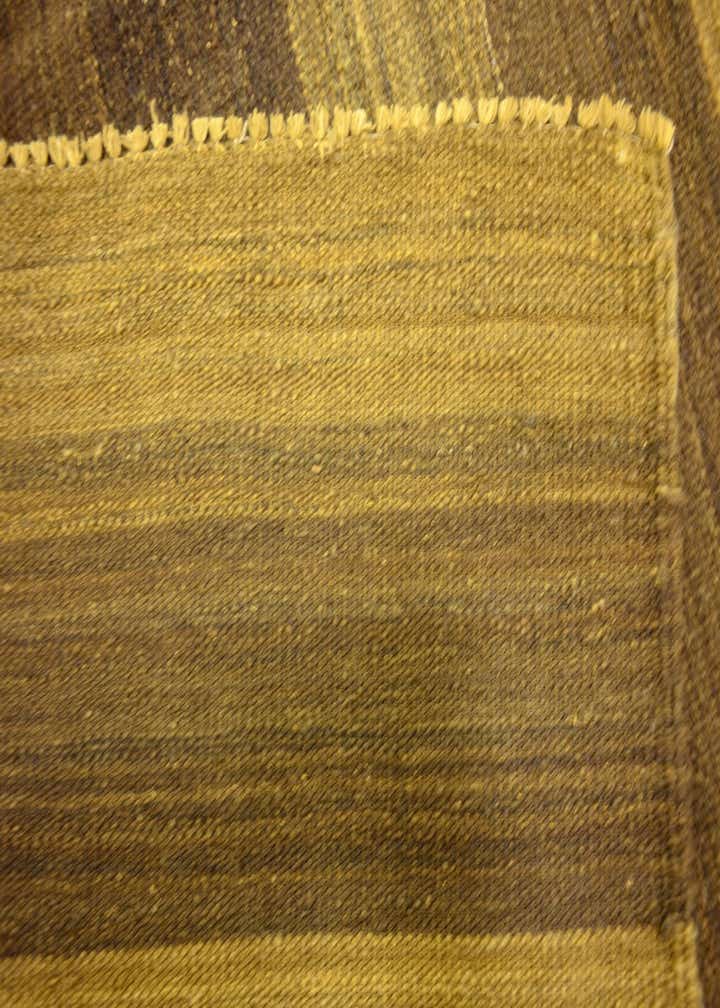 5' 2 x 6' 9 Hand Woven Kilim Afghan Wool Rug