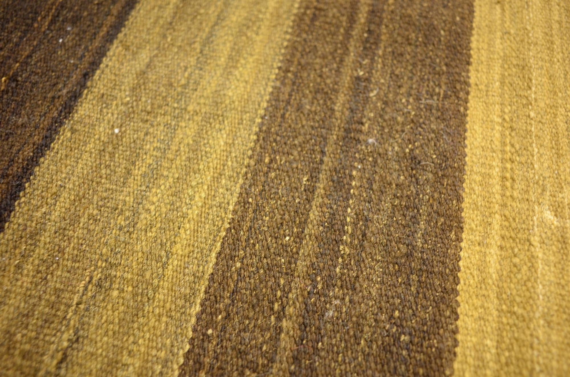 5' 2 x 6' 11 Hand Woven Kilim Afghan Wool Rug