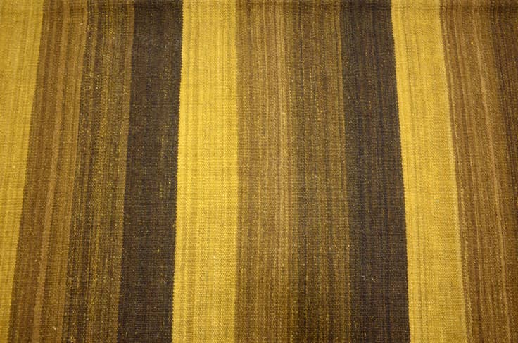 Detail image of 5' 1 x 6' 10 Hand Woven Kilim Afghan Wool Rug