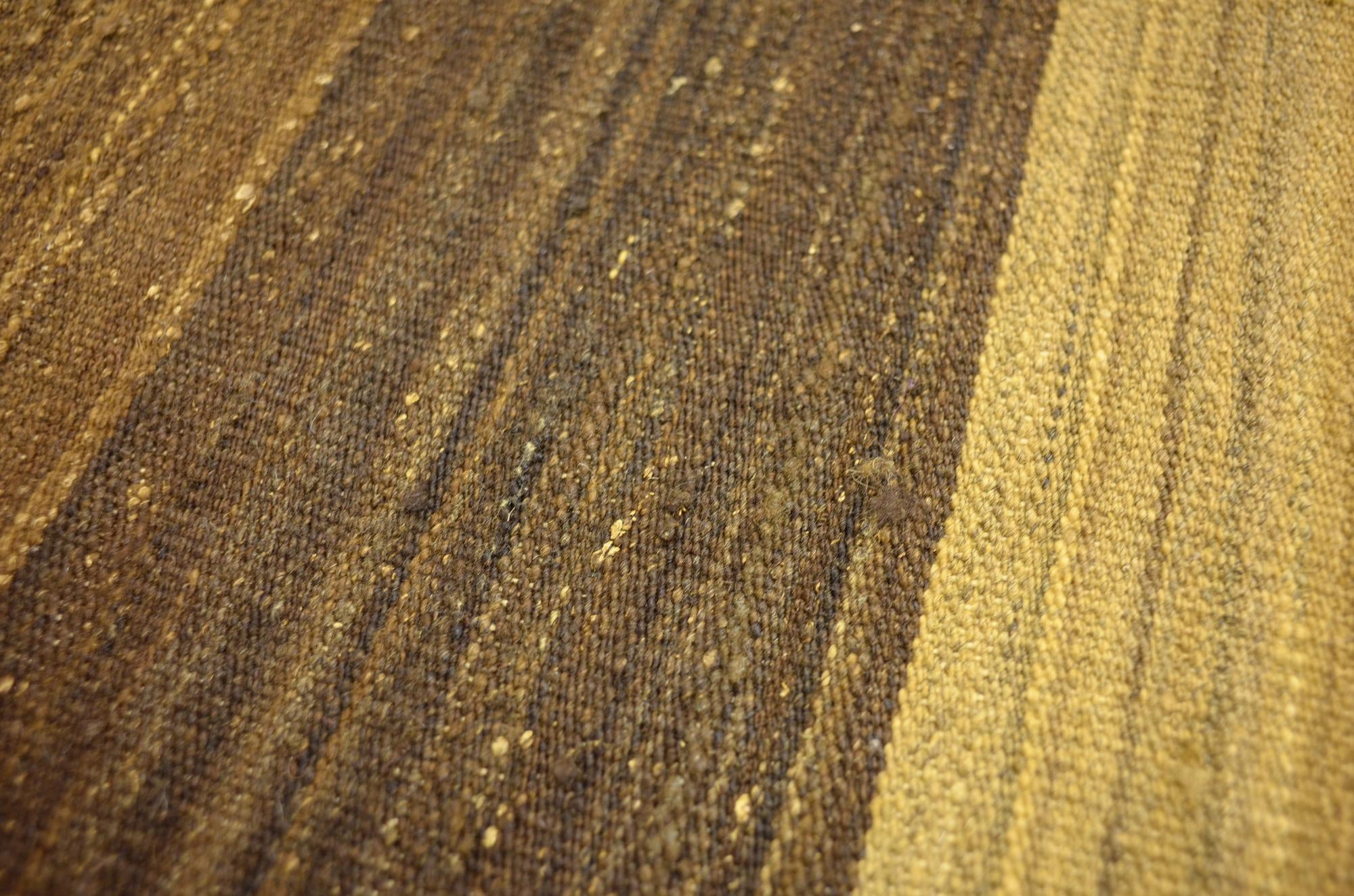 5' 1 x 6' 10 Hand Woven Kilim Afghan Wool Rug