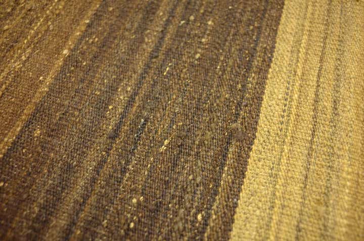 5' 1 x 6' 10 Hand Woven Kilim Afghan Wool Rug