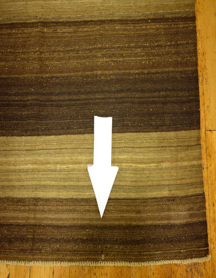 Detail image of 5' 1 x 6' 10  Hand Woven Kilim Afghan Wool Rug