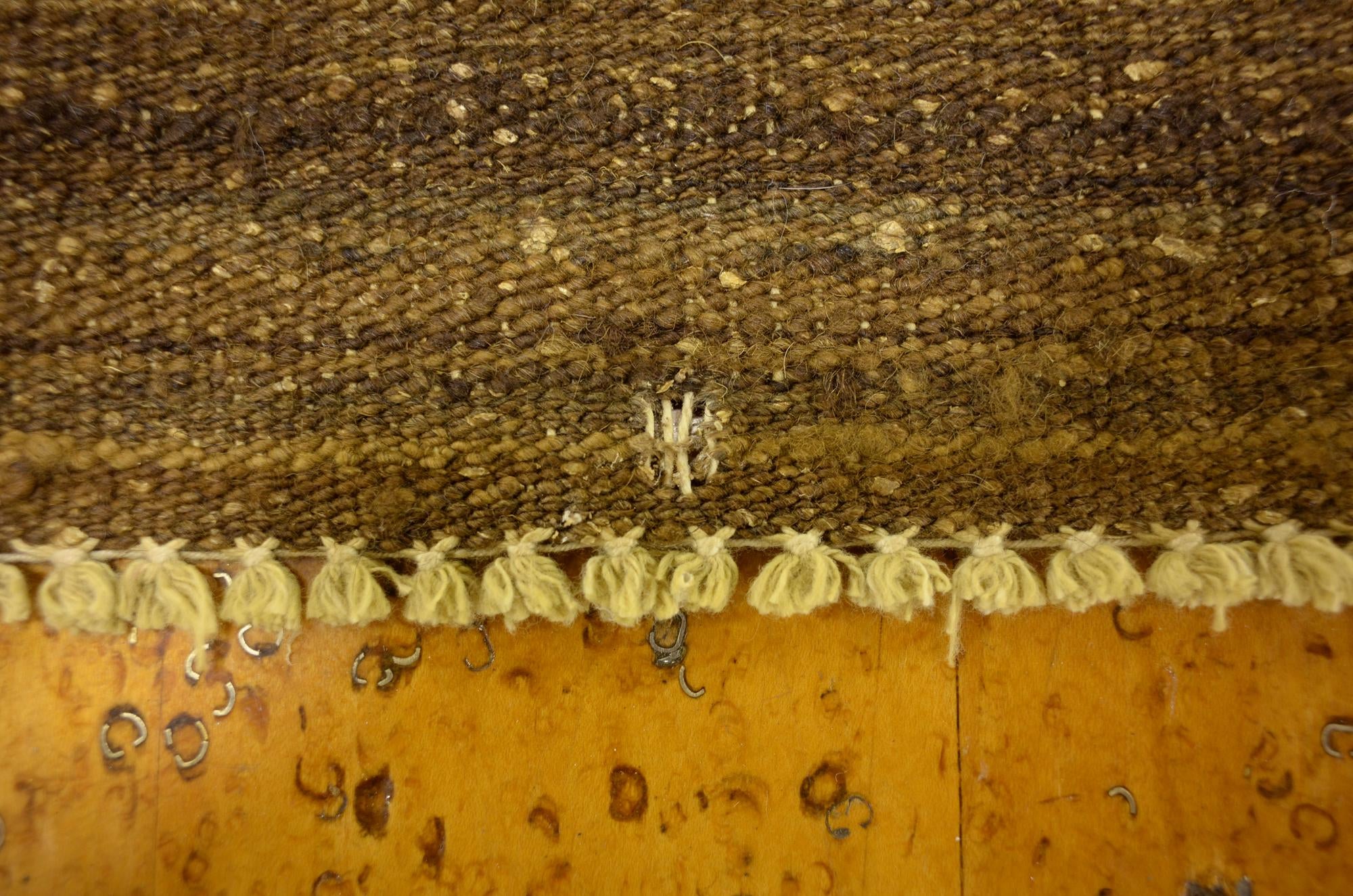 5' 1 x 6' 10 Hand Woven Kilim Afghan Wool Rug