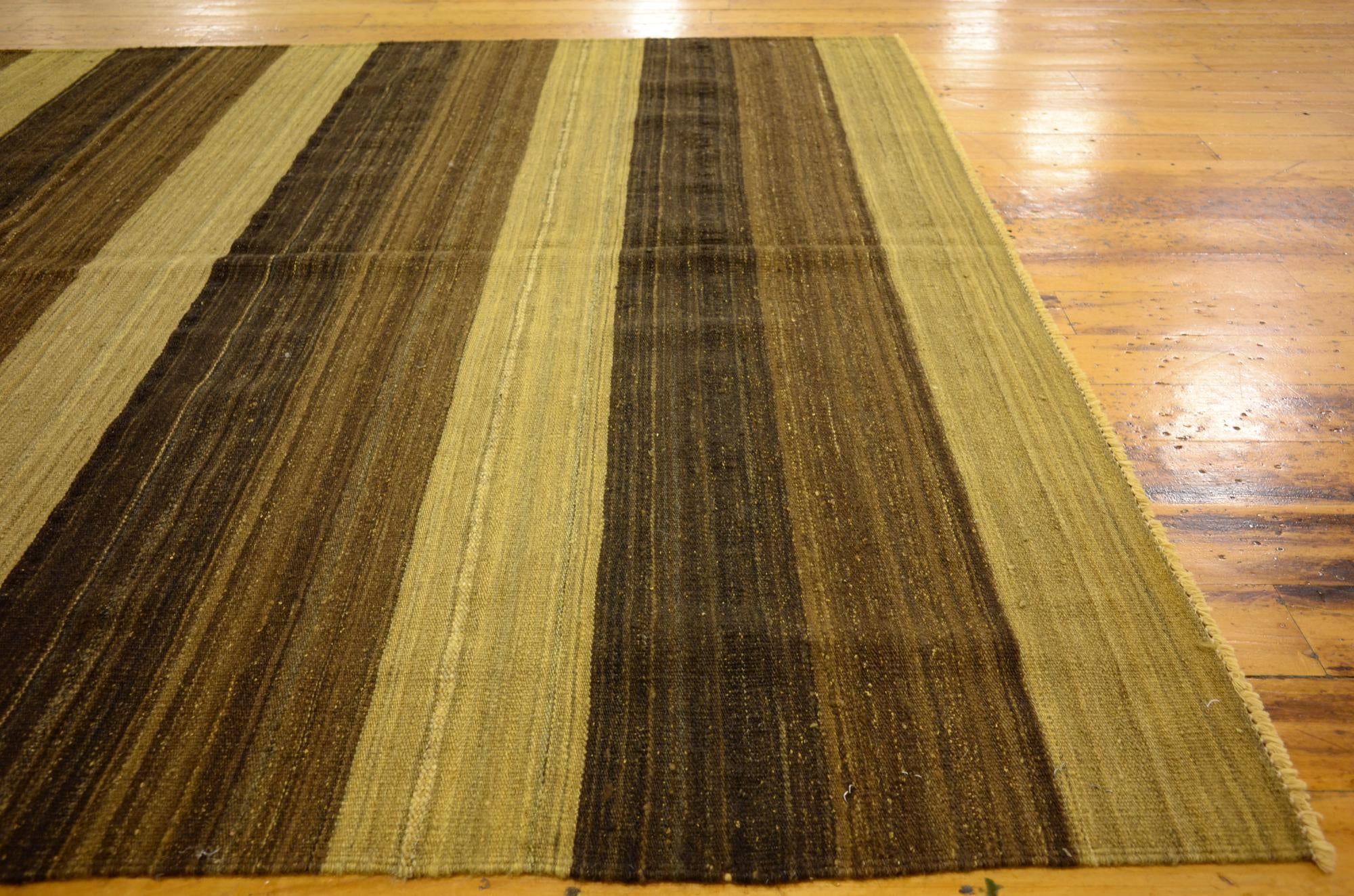 5' 1 x 7' Hand Woven Kilim Afghan Wool Rug