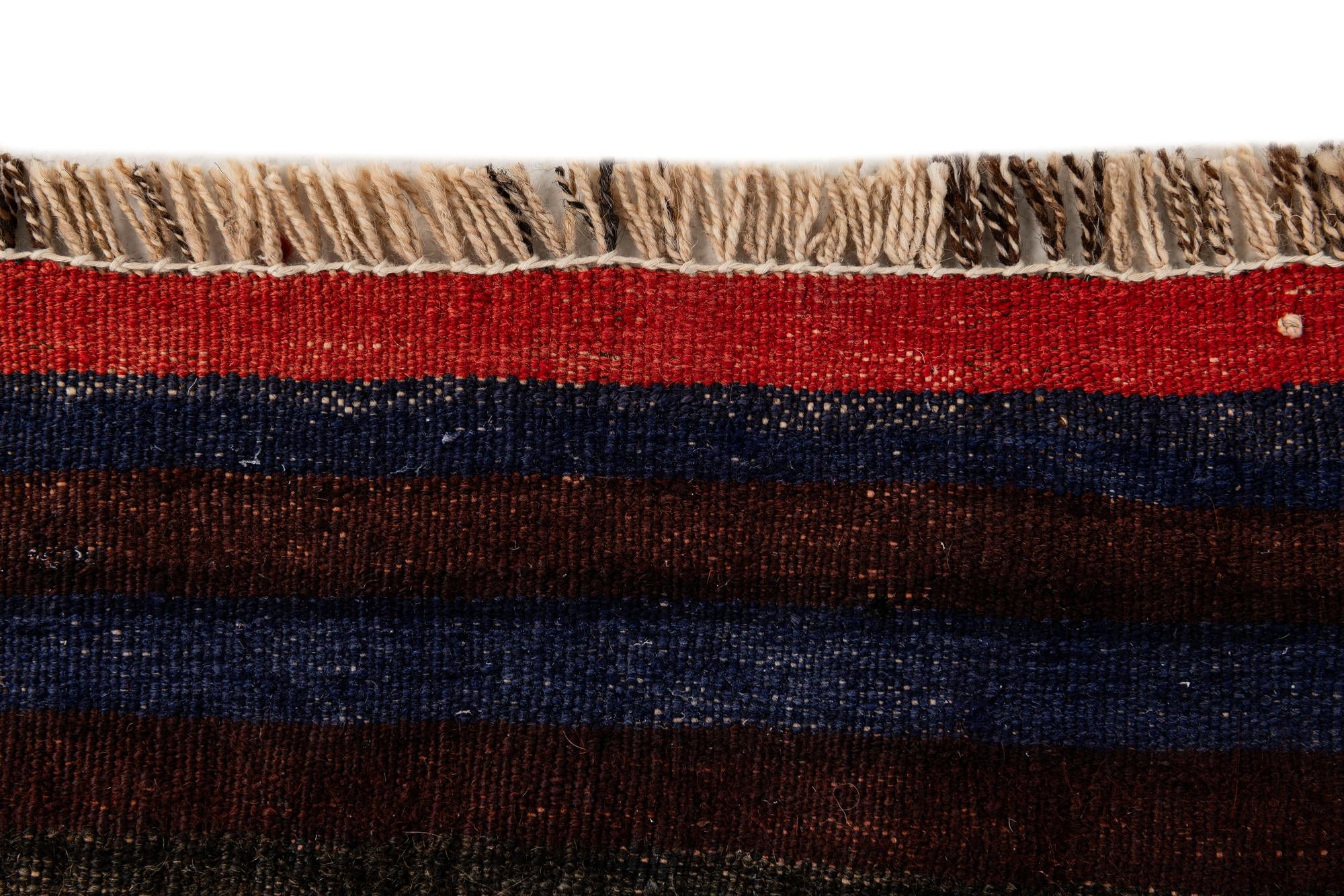 8' 3 x 10' 9 Hand Woven Kilim Afghan Wool Rug