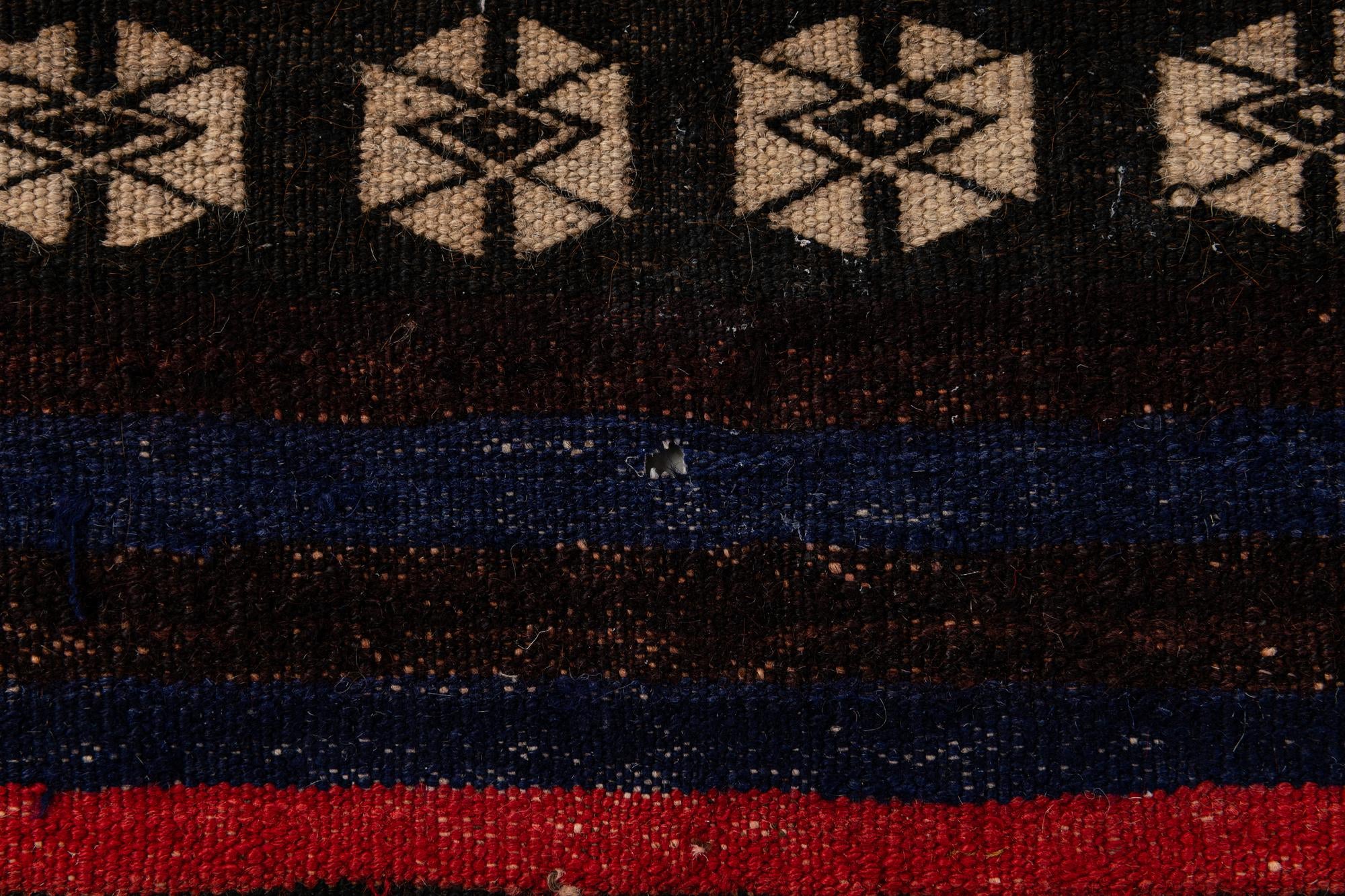 8' 3 x 10' 9 Hand Woven Kilim Afghan Wool Rug