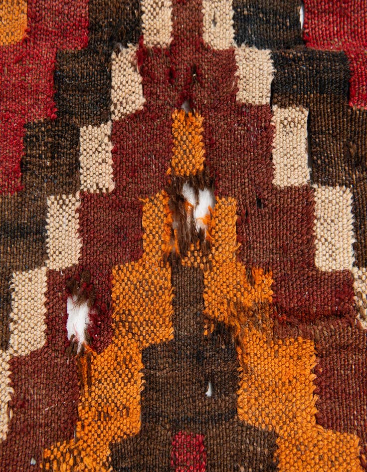 Detail image of 8' 7 x 12' 7  Hand Woven Kilim Afghan Rug