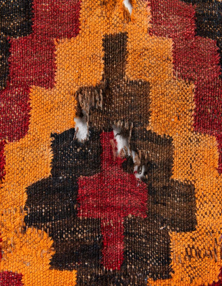 Detail image of 8' 7 x 12' 7  Hand Woven Kilim Afghan Rug