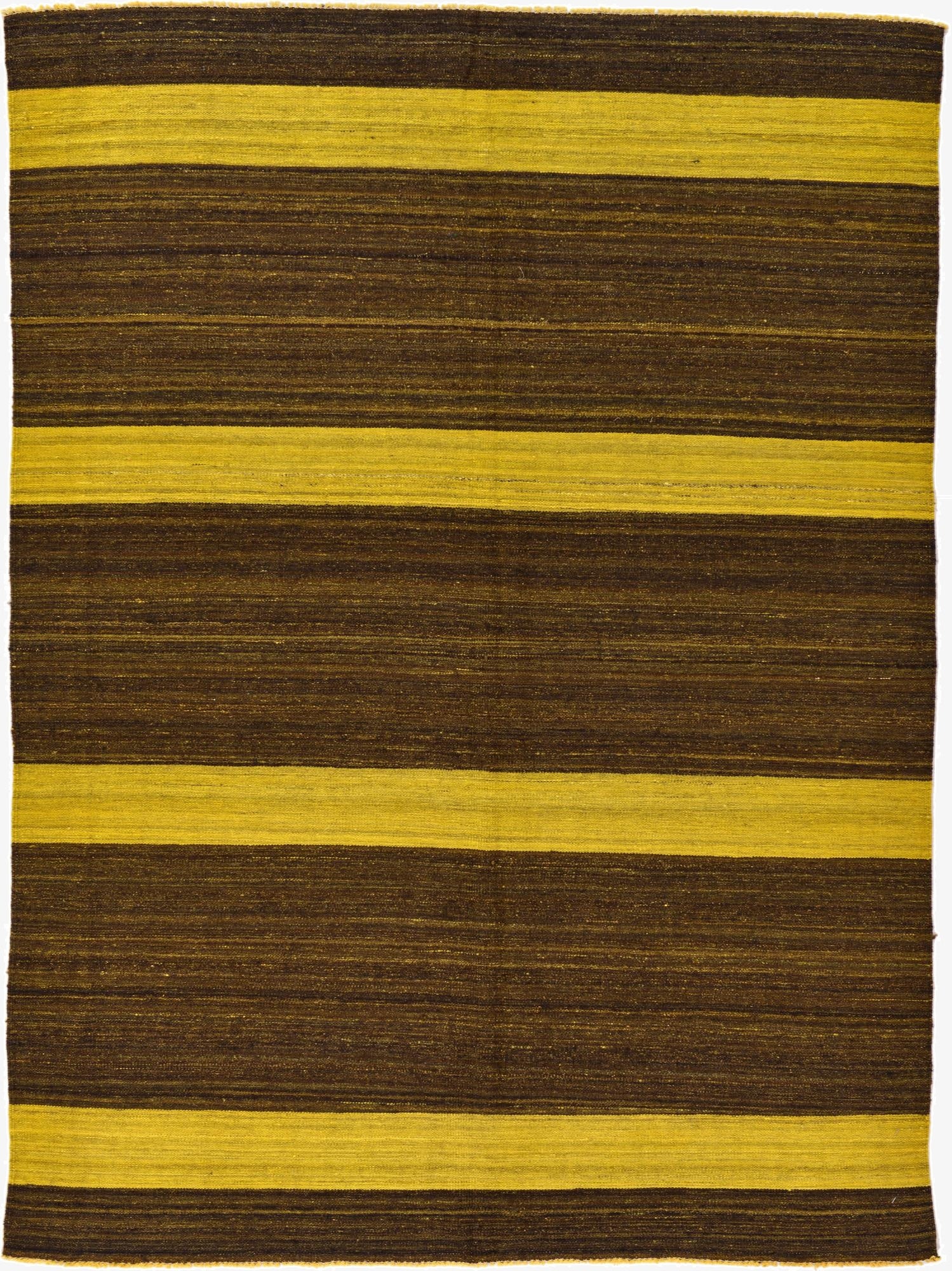 5' 6 x 7' 6  Hand Woven Kilim Afghan Wool Rug