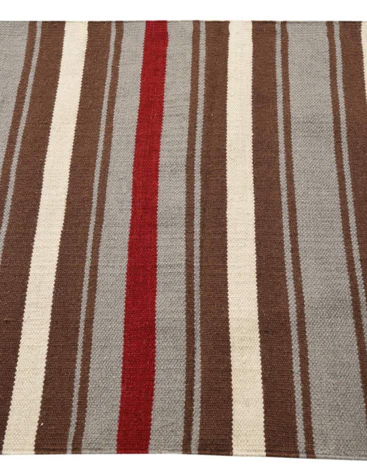 Detail image of 3' x 5' 2  Hand Woven Kilim Dhurrie Wool Rug