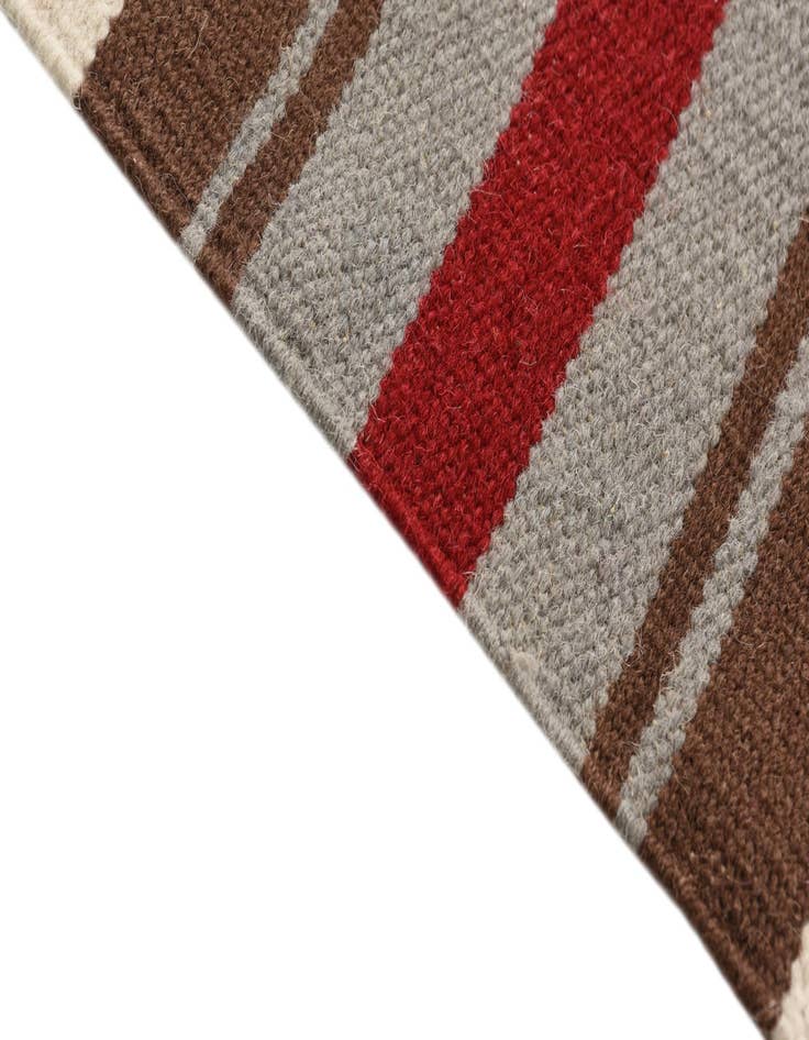 Detail image of 3' x 5' 2  Hand Woven Kilim Dhurrie Wool Rug