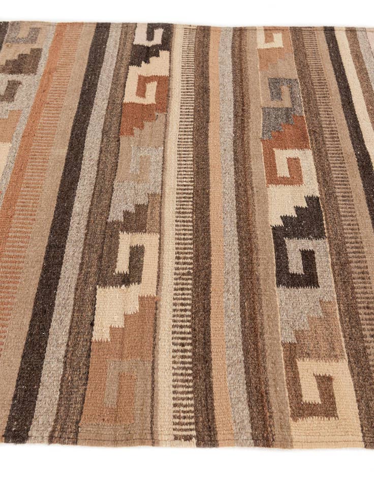 Detail image of 2' 7 x 4' 9  Hand Woven Kilim Dhurrie Wool Rug