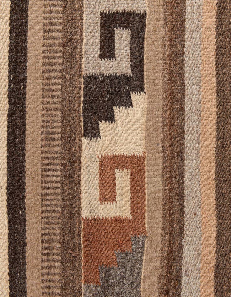 Detail image of 2' 7 x 4' 9  Hand Woven Kilim Dhurrie Wool Rug