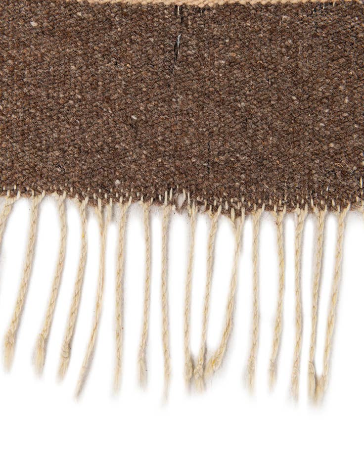 Detail image of 2' 7 x 4' 9  Hand Woven Kilim Dhurrie Wool Rug