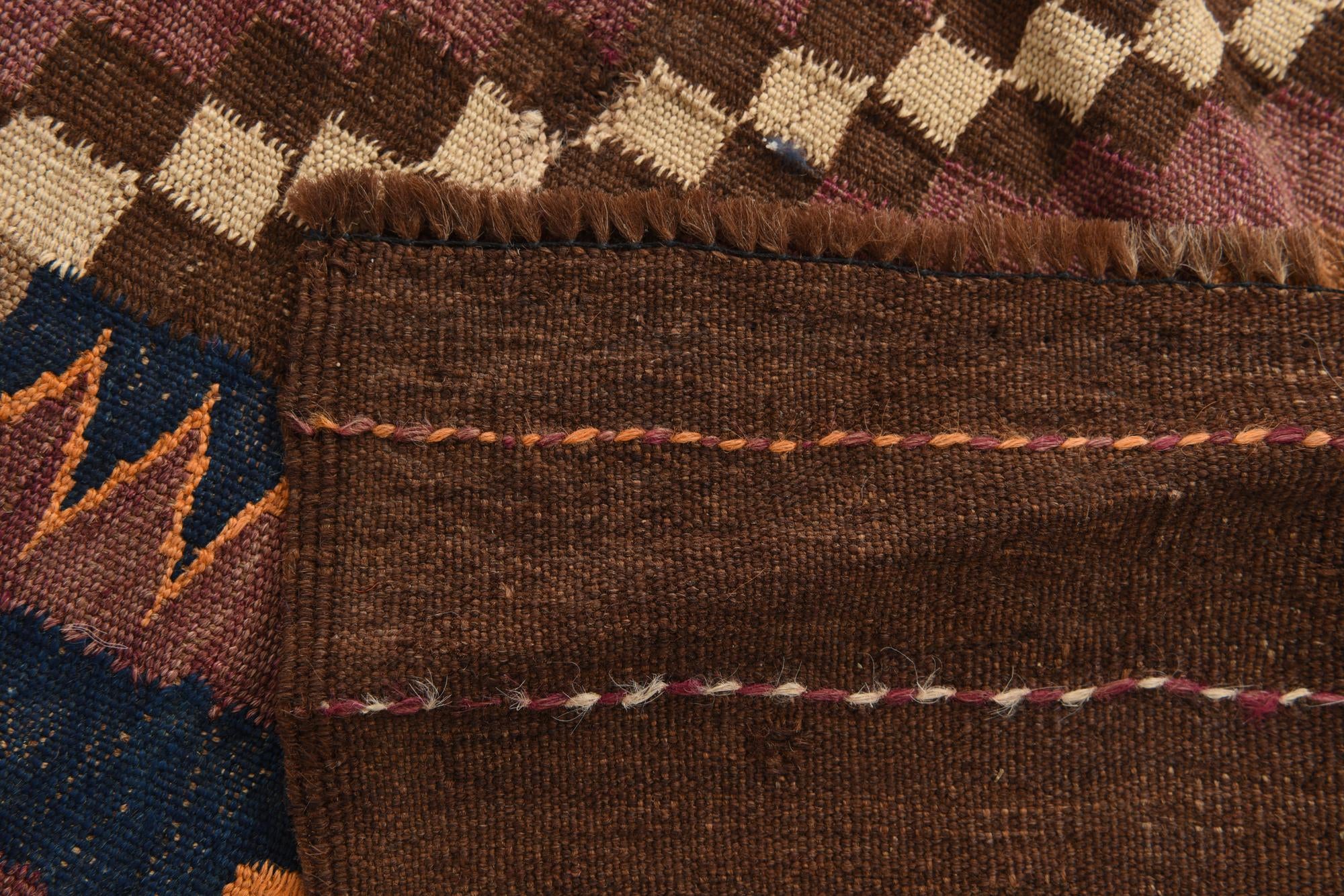 6' 3 x 11' 4 Hand Woven Kilim Fars Wool Rug