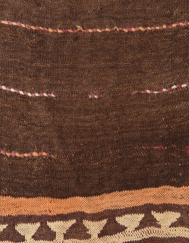 Detail image of 6' 3 x 11' 4  Hand Woven Kilim Fars Wool Rug