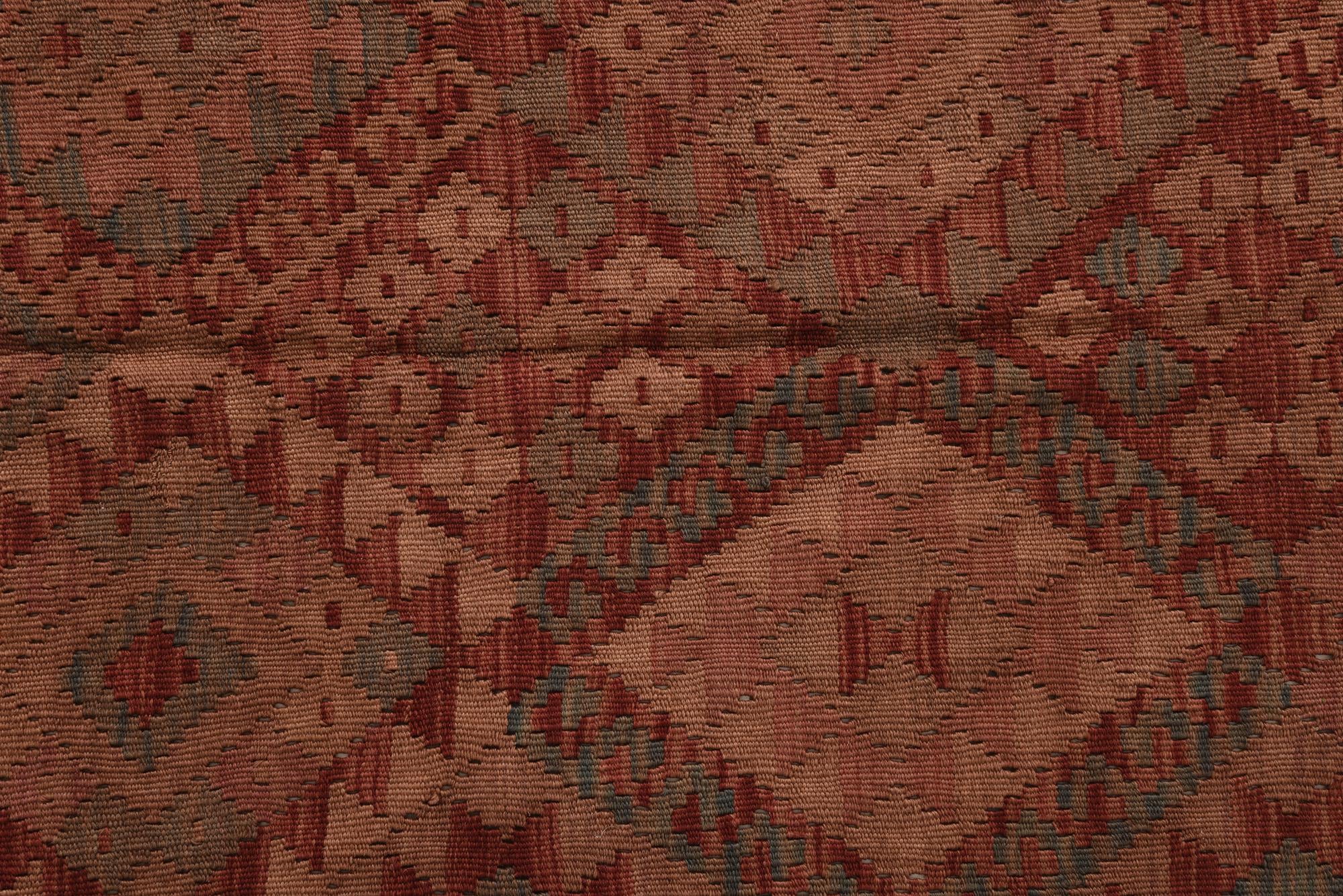 3' 11 x 6' 2 Hand Woven Kilim Fars Wool Rug
