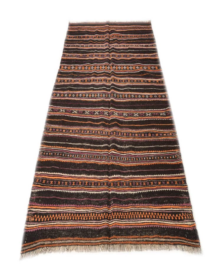 Detail image of 5' 7 x 9' 10  Hand Woven Kilim Fars Wool Rug