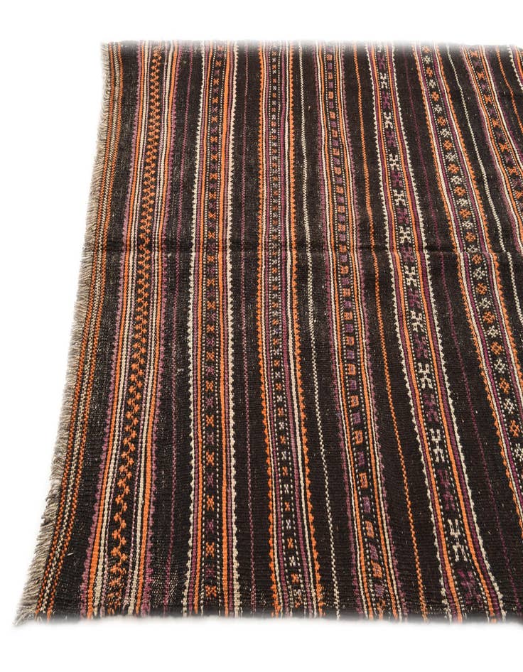 Detail image of 5' 7 x 9' 10  Hand Woven Kilim Fars Wool Rug
