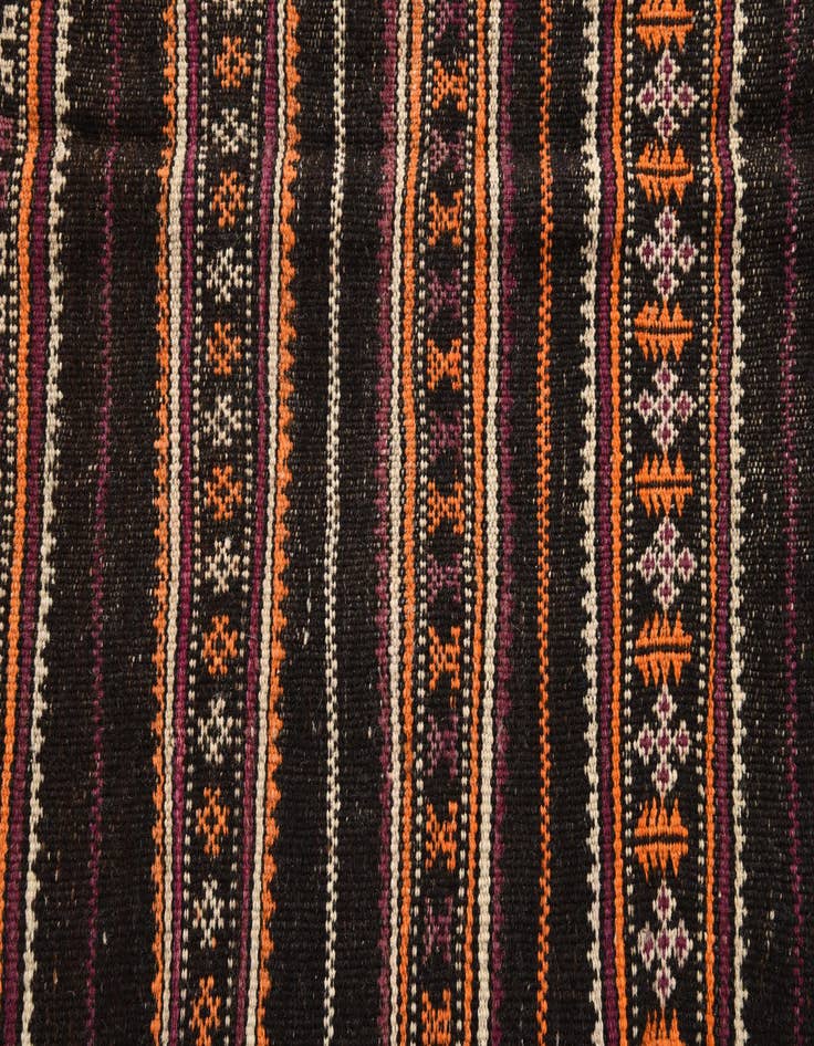 Detail image of 5' 7 x 9' 10  Hand Woven Kilim Fars Wool Rug