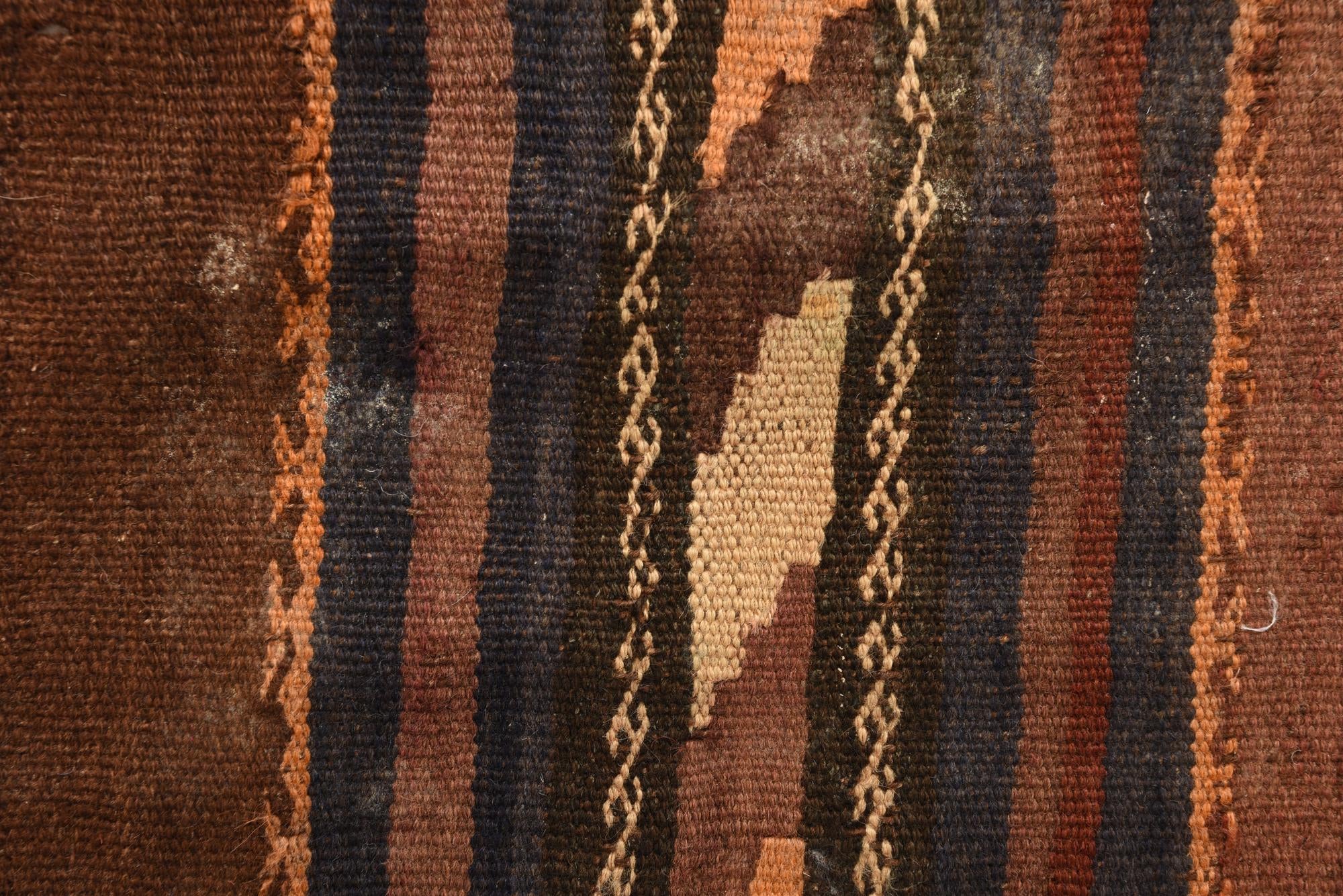 110cm x 135cm Tejido a mano Kilim Fars Alfombra Lana